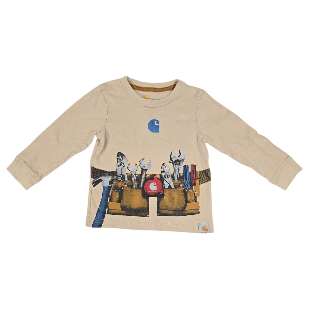 Carhartt Baby Boy 18M Long Sleeve Tool Belt Tee Fall Winter Infant Toddler Logo